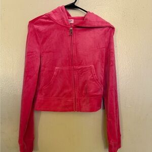 Juicy Couture Pink Hooded Sweater